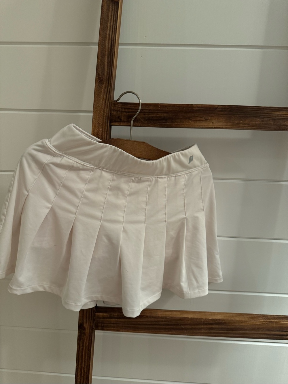 Prince Light Pink Pleated Mini Skirt